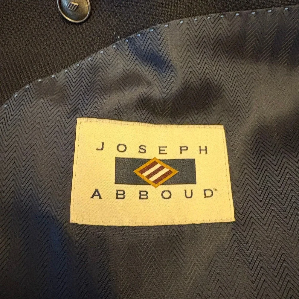 Reda Joseph Abboud Navy Blue Blazer Mens Suit Jacket Business Career Sz 50R